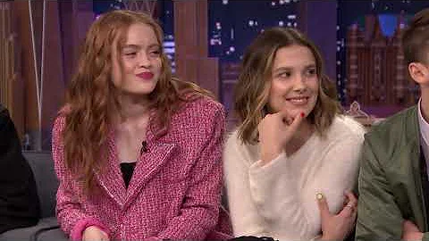 The Stranger Things Cast Teaches Jimmy the "Chicken Noodle Soup" Song