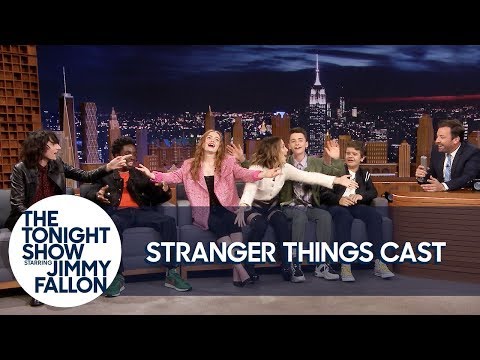 The Stranger Things Cast Teaches Jimmy the 