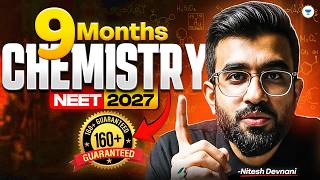 9 Months Chemistry Roadmap for NEET 2027 🔥 | 160+ Marks Guaranteed Strategy | Nitesh Sir screenshot 1