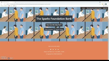 Basic Bank System Website | THE SPARK FOUNDATION