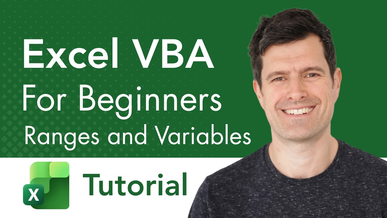 Excel VBA for Beginners - Ranges and Variables Tutorial