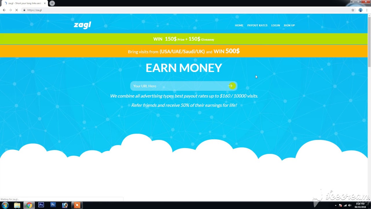 Earning proof of za gl/ za.gl review