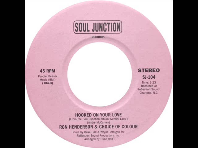 Ron Henderson and Choice Of Colour - Hooked On Your Love - YouTube