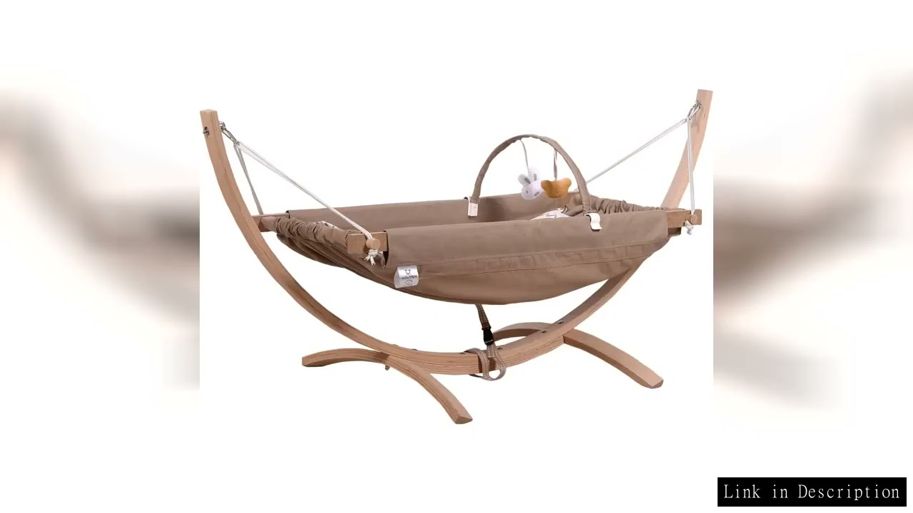 Baby Hammock Natural Beech Tree Wooden Baby Wood Stand Crib Play Gym New Born Baby Bed Lit Bedstead