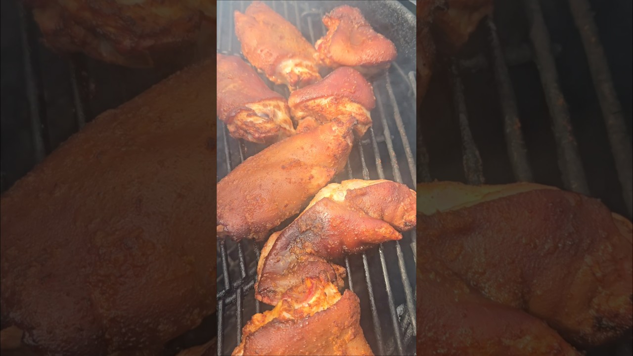Smoked Pig Feet #eating #food