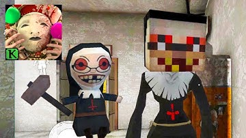 Evil Nun - NEW UPDATE 1.7.0 - New Weapons New Evil Nun Minecraft & New Decors (IOS ANDROID)