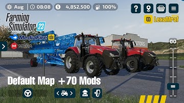 Farming Simulator 23 +80 Mods | Default Map E40 | Fs23