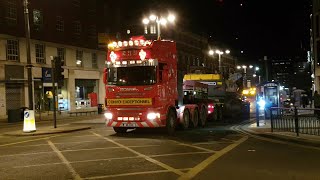 Beast Heavy Trailer Scania V8 Straight Pipe in Leeds City Centre
