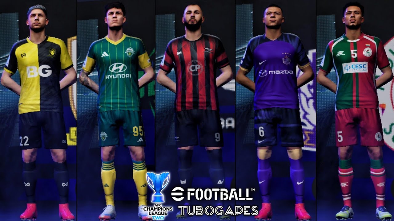 All Kits AFC Champions League Two🔥 Jersey eFootball 2026