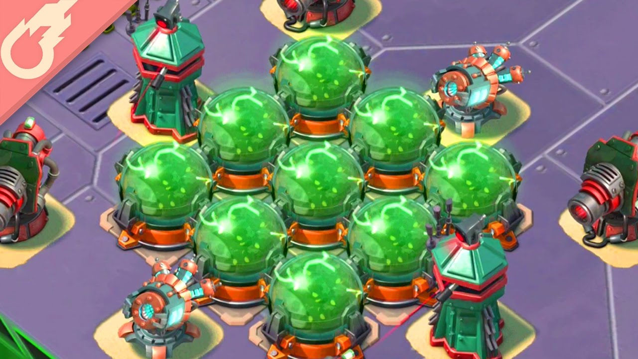 Insane High Level Boss Stages! Mega Crab Stage 48-52! (Boom Beach Gameplay) high level enemies
