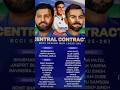 BCCI Central Contract 2026🔥