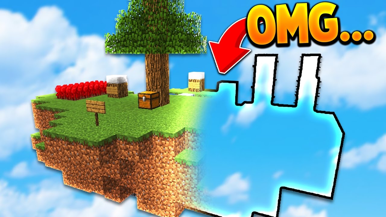 SLOWLY TURNING A PLAYERS SKYBLOCK ISLAND INVISIBLE!! (Minecraft Trolling)