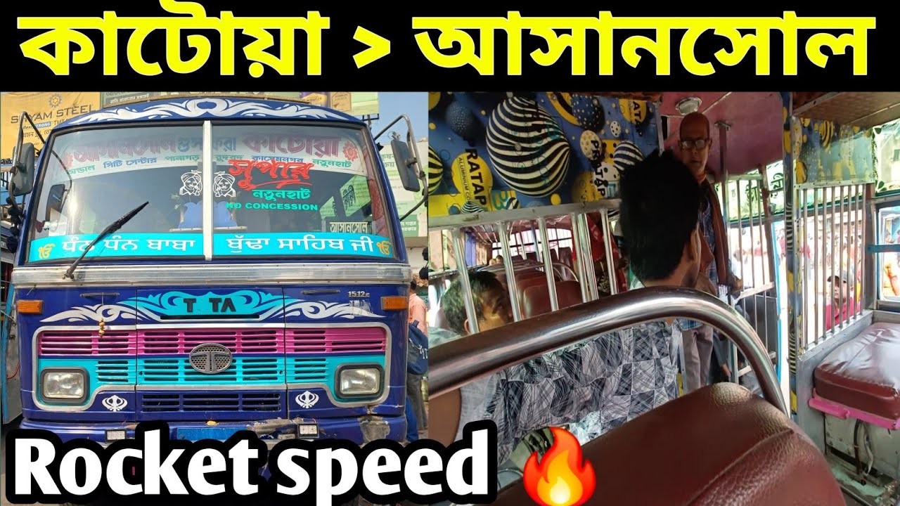 প্রচন্ড খারাপ ব্যবহার স্টাফদের😡।। Pushpak Bus journey।। Katwa to Asansol local bus journey।।