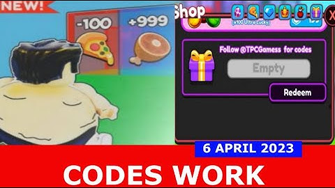 *CODES WORK* [🔥NEW!] Big Fat Simulator ROBLOX | 6 APRIL 2023