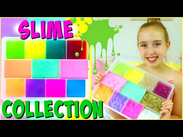 Slime Collection - Slime Haul and DIY Slime Storage Ideas 