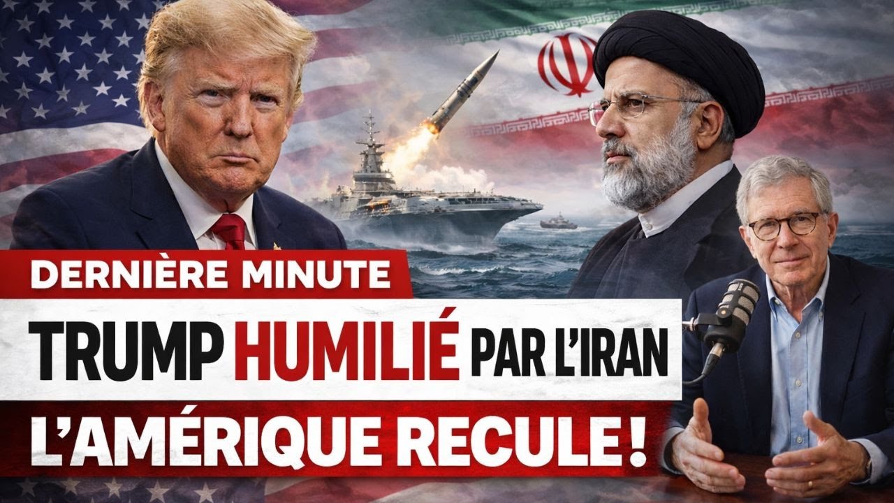 TRUMP RECULE FACE À L’IRAN : L’AMÉRIQUE PERD LA MAIN