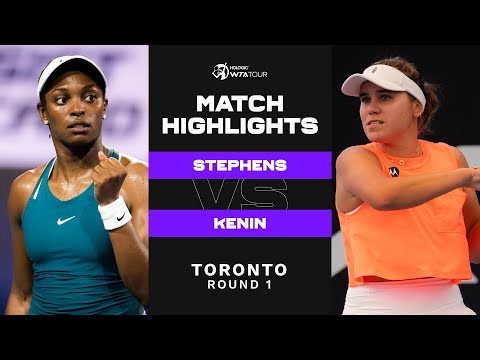 Sloane Stephens vs Sofia Kenin |  2022 Toronto Round 1 |  WTA Match Highlights – WTA
