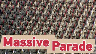 Iranian Army March (English subtitle) - رژه کامل دانشجویان دانشگاه های افسری ارتش