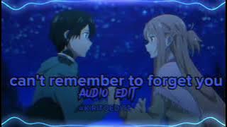 shakira,rihanna-can't remember to forget you (sped up) [edit audio]