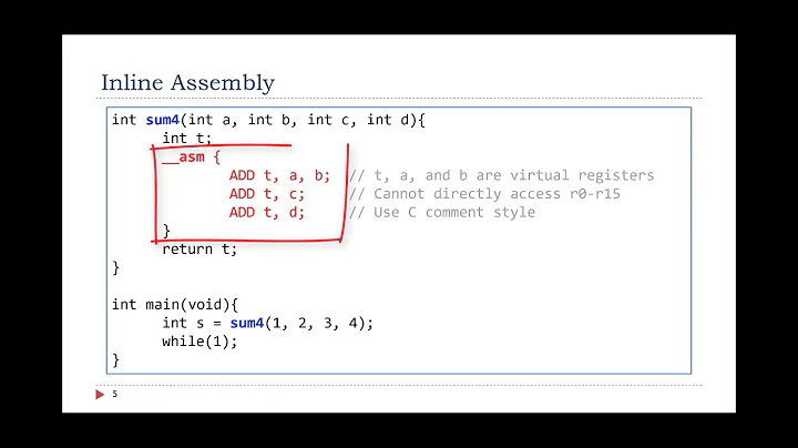 Lecture 32. Mixing C and Assembly