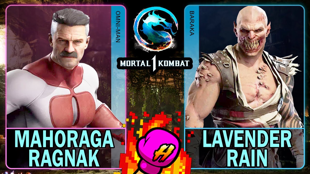 MK1 Mahoraga Ragnak (OMNI-MAN) VS Lavender Rain (BARAKA)🥊Mortal Kombat 1🥊4K 60ᶠᵖˢ