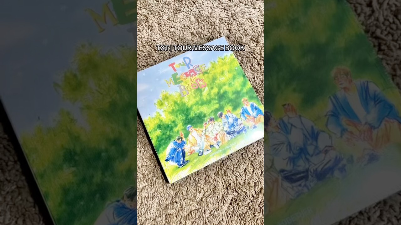 TXT Tour Message Book ✨ - YouTube