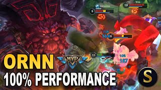 BEST TANK WITH INSANE DAMAGE! 💪 | Ornn Solo Lane Gameplay