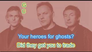 Wish You Were Here - guitar backing track chords