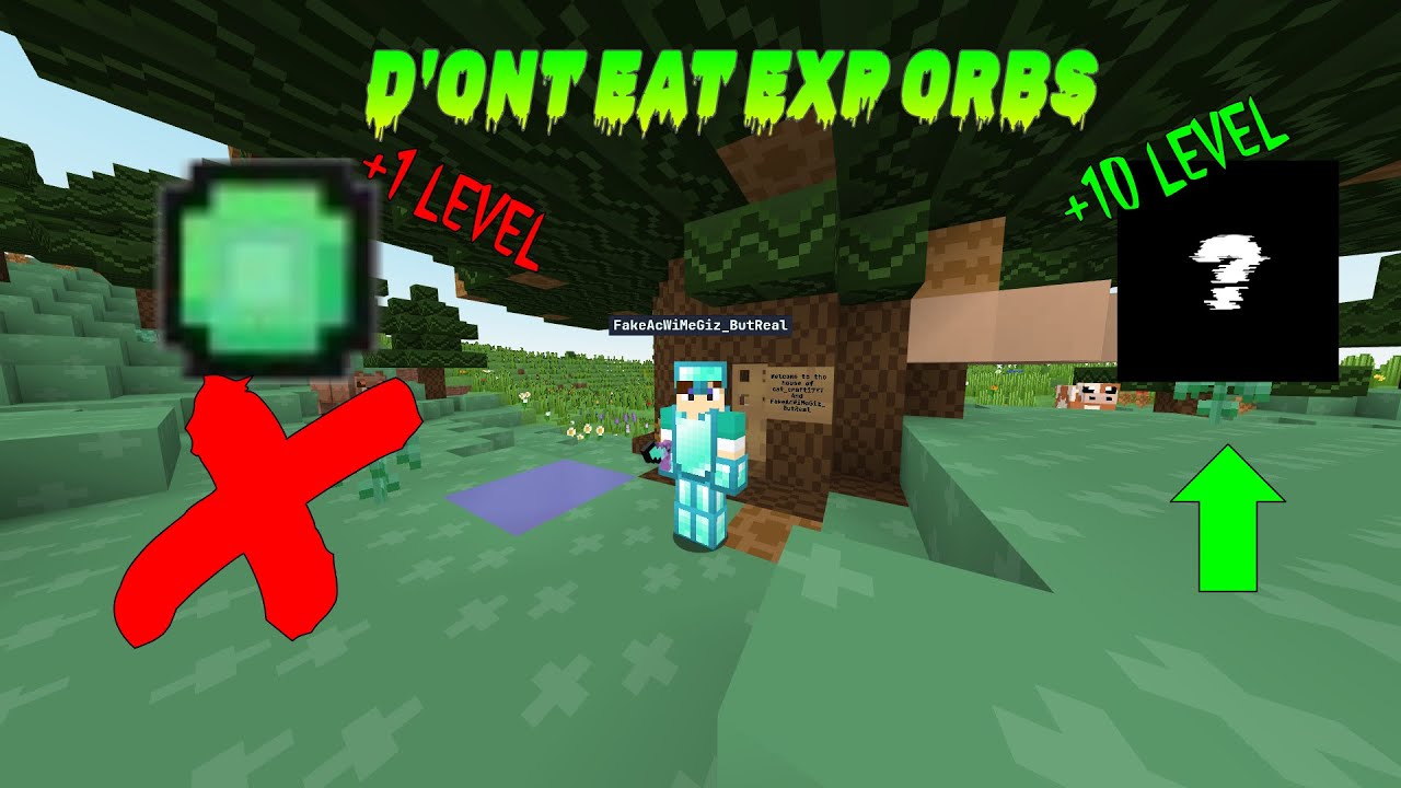 NEVER EAT EXP ORB ! Here is what you should do !!!