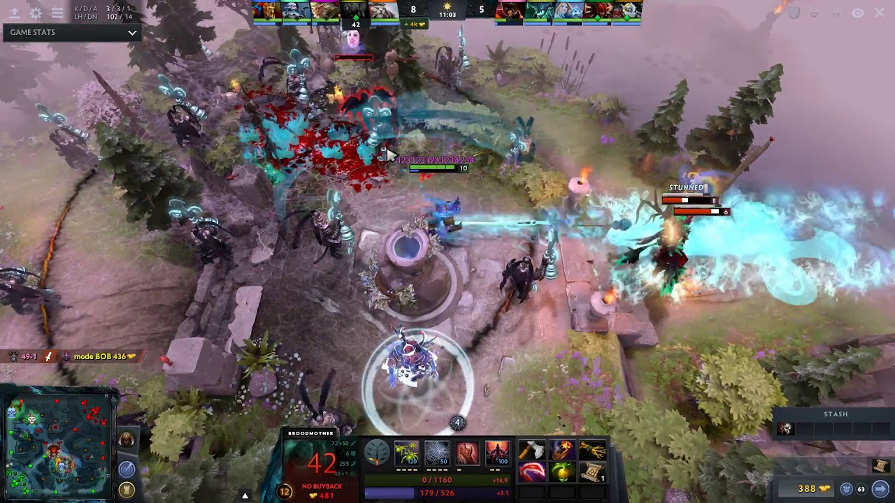 Sumail Broodmother Insane Full Gameplay Against his Brother (Yawar)