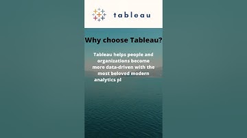why chose tableau |  visual analytics | data visualization tool #tableau #shorts #ytshorts