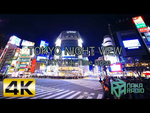 TOKYO NIGHT VIEW〔Tokyo  City Timelapse 4K〕【4Kタイムラプス】