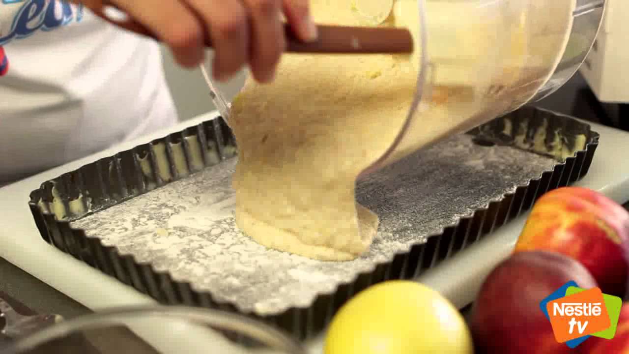 Tarta de nectarinas y queso fresco - Recetas La Lechera recetas de cocina salvadoreña