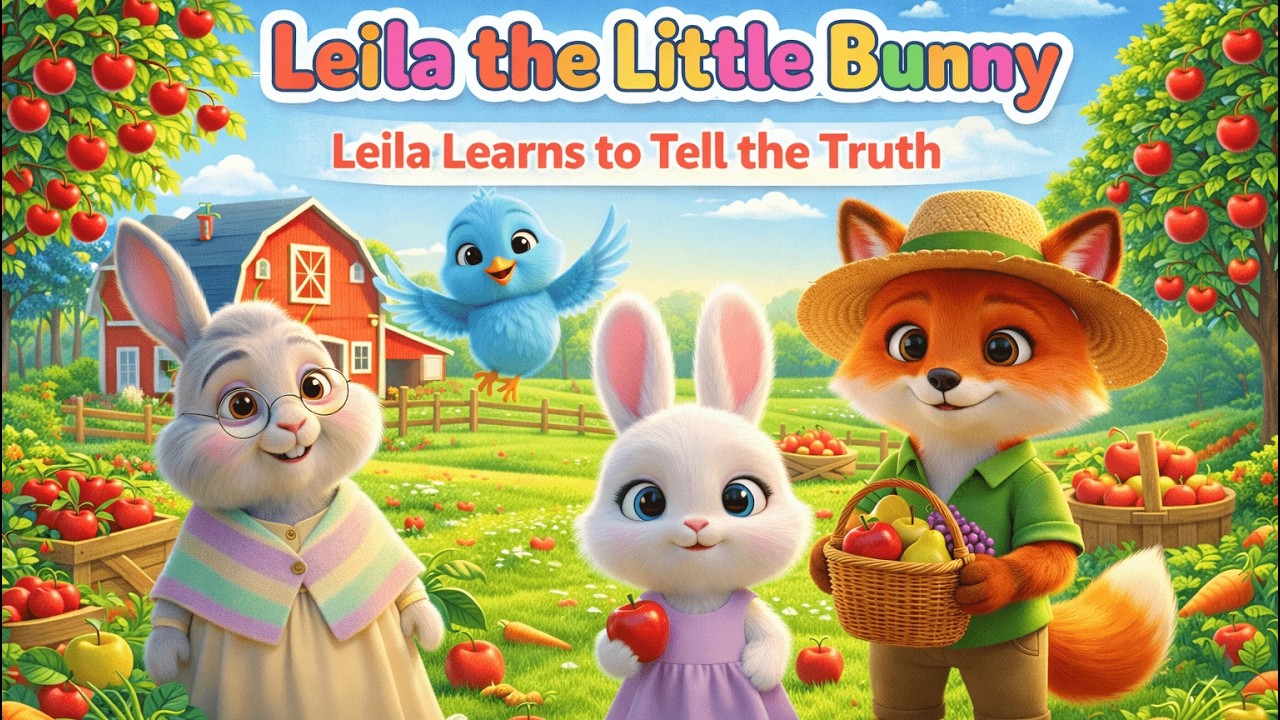 Leila the Little Bunny 🐰 | Leila Learns to Tell the Truth ✨