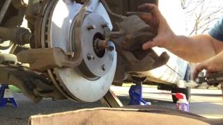 DIY Replacing Scion XB Factory Front Rotors