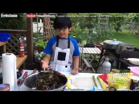 Lobster Malaysian Style Masak Lemak Cili Api Cooking Outdoor With Young Chef Aiman Season Premier-11-08-2015