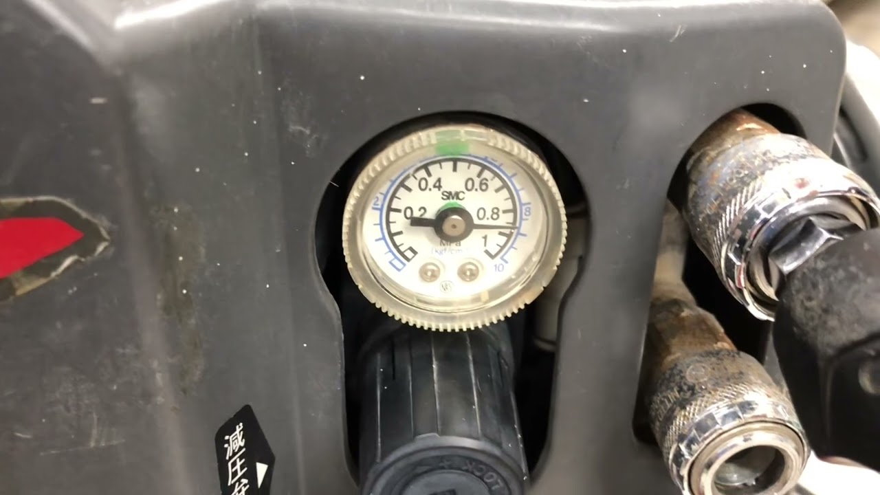 リョービ コンプレッサー ACP-1000 動作確認【工具一番館藤枝】 - YouTube