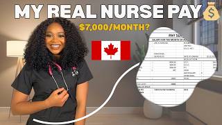 How Much I Earn as a Nurse in Canada 🇨🇦 Real Numbers