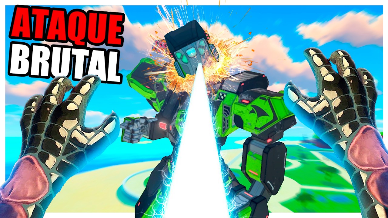 O Ataque MAIS FORTE do KAIJU! Nada Sobrevive! no Monster: Titan’s Playground vr