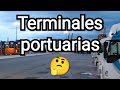 TELA MARINERA CON LAS TERMINALES PORTUARIAS DE CONTENEDORES 😡