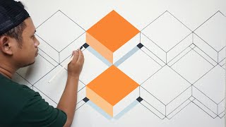 Latest 3D Wall painting modern | bedroom 3D wallpaper design | ide design pengganti wallpaper DIY