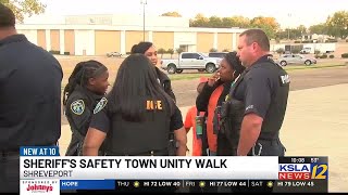 Caddo Parish Sheriff's Office hosts Safety Town Unity Walk