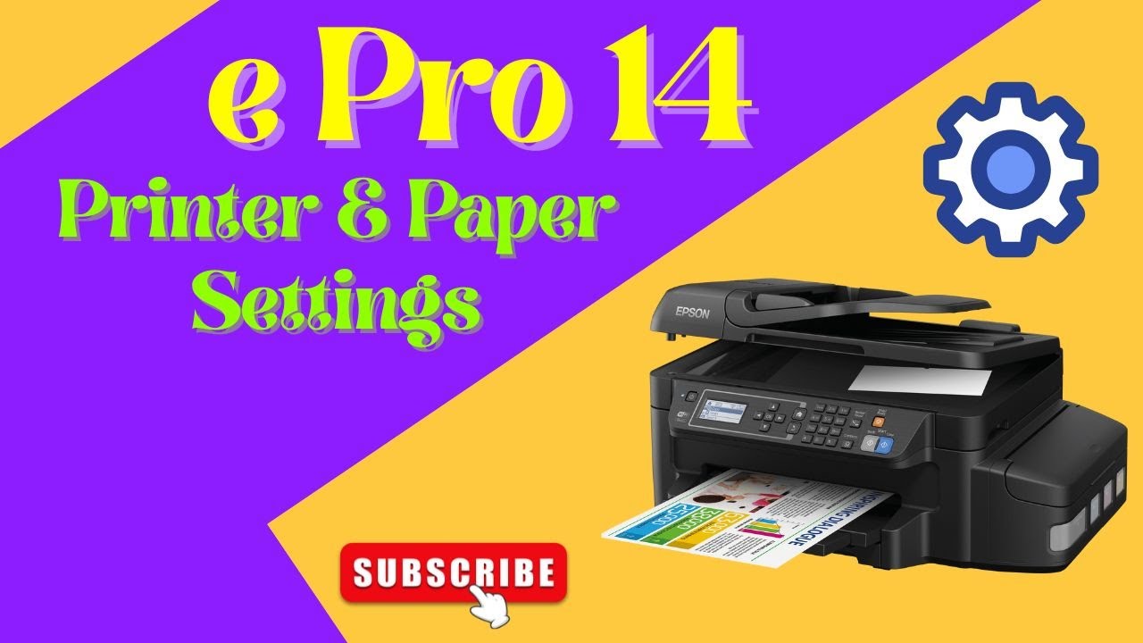 e Pro 14 I'D Card Software Steps to Follow Printer And Paper Settings ...