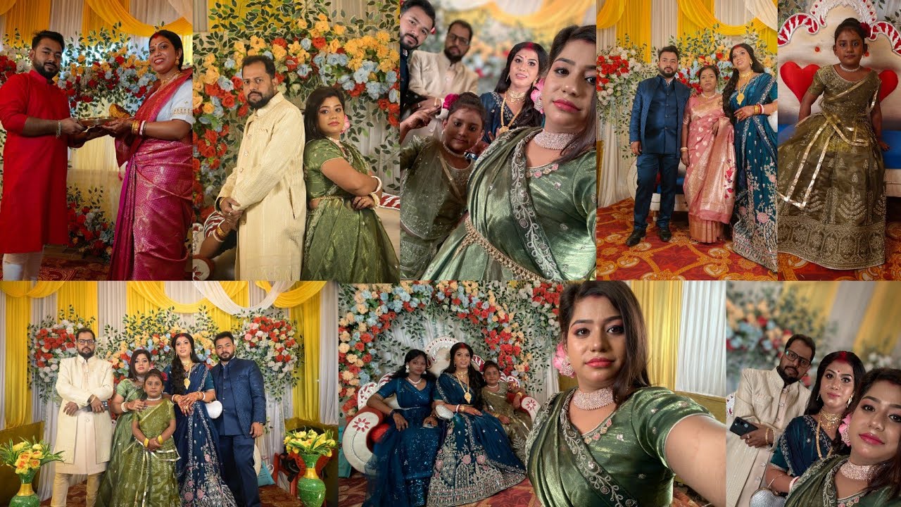 বিয়ের শেষ vlog রিসেপশনের দিন কি কি হল 😊