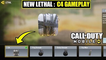 *NEW* Codm C4 Lethal Gameplay | Season 7 And Season 8 | Codm Test Server 2022