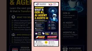 Gen AI Workshop in Hyderabad | #shorts #ai #genai #viral #telugu #python #techshorts #trendingshorts