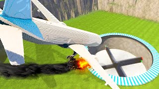Plane CRASHES Into Mega Blender - Teardown Mods Gameplay screenshot 5