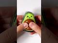     diy avocado squishy with nano tape shorts