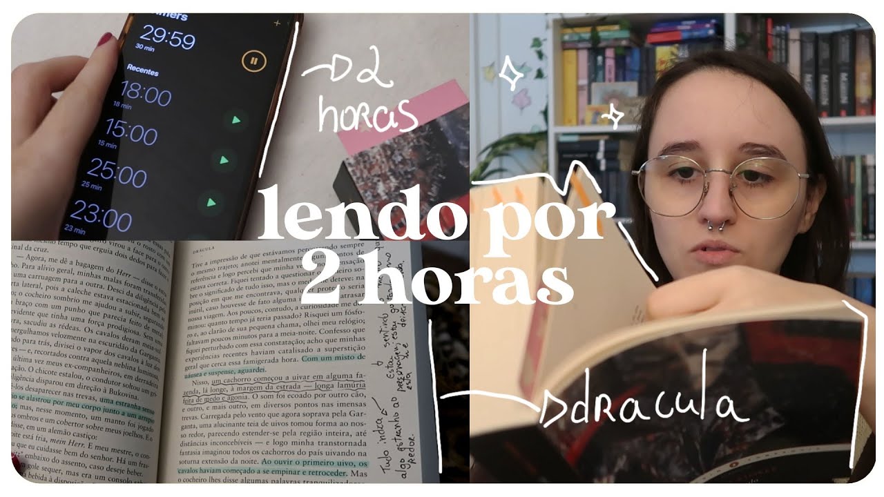 lendo 2 horas por dia durante uma semana 📖