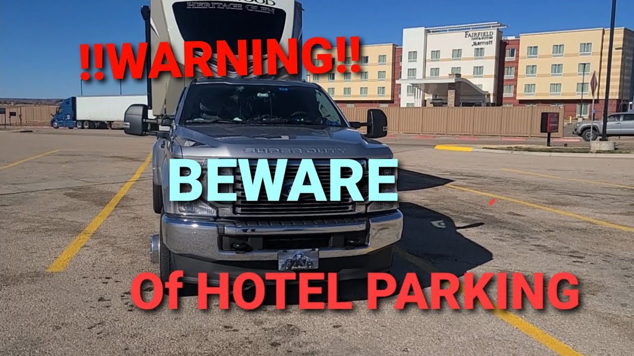 RV Transport: Before you stay at a hotel when under a load watch this....